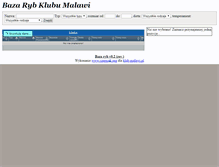 Tablet Screenshot of bazaryb.klub-malawi.pl